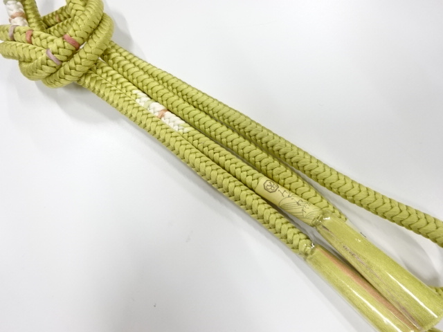 未使用品　正絹　手組帯締め